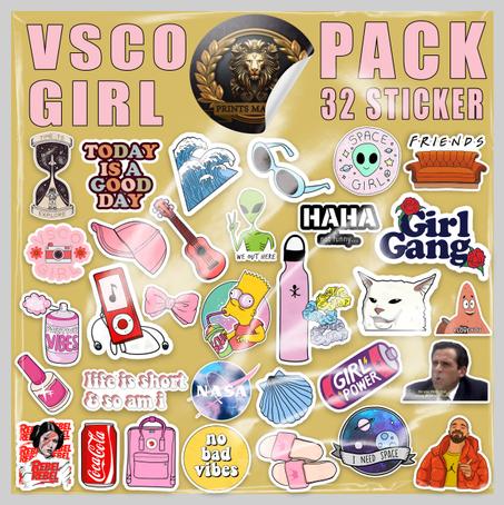 Pack Stickers - VSCO GIRL