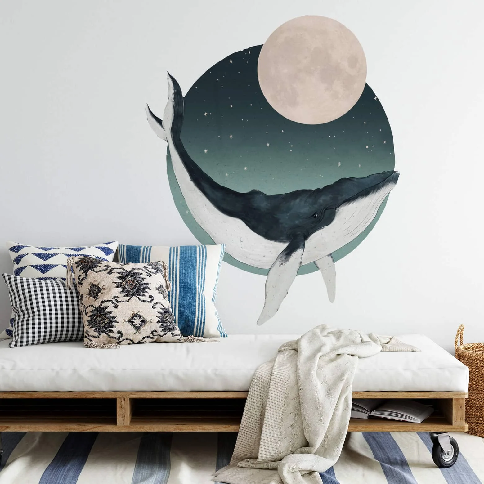 Sticker mural Graves - Baleine à bosse