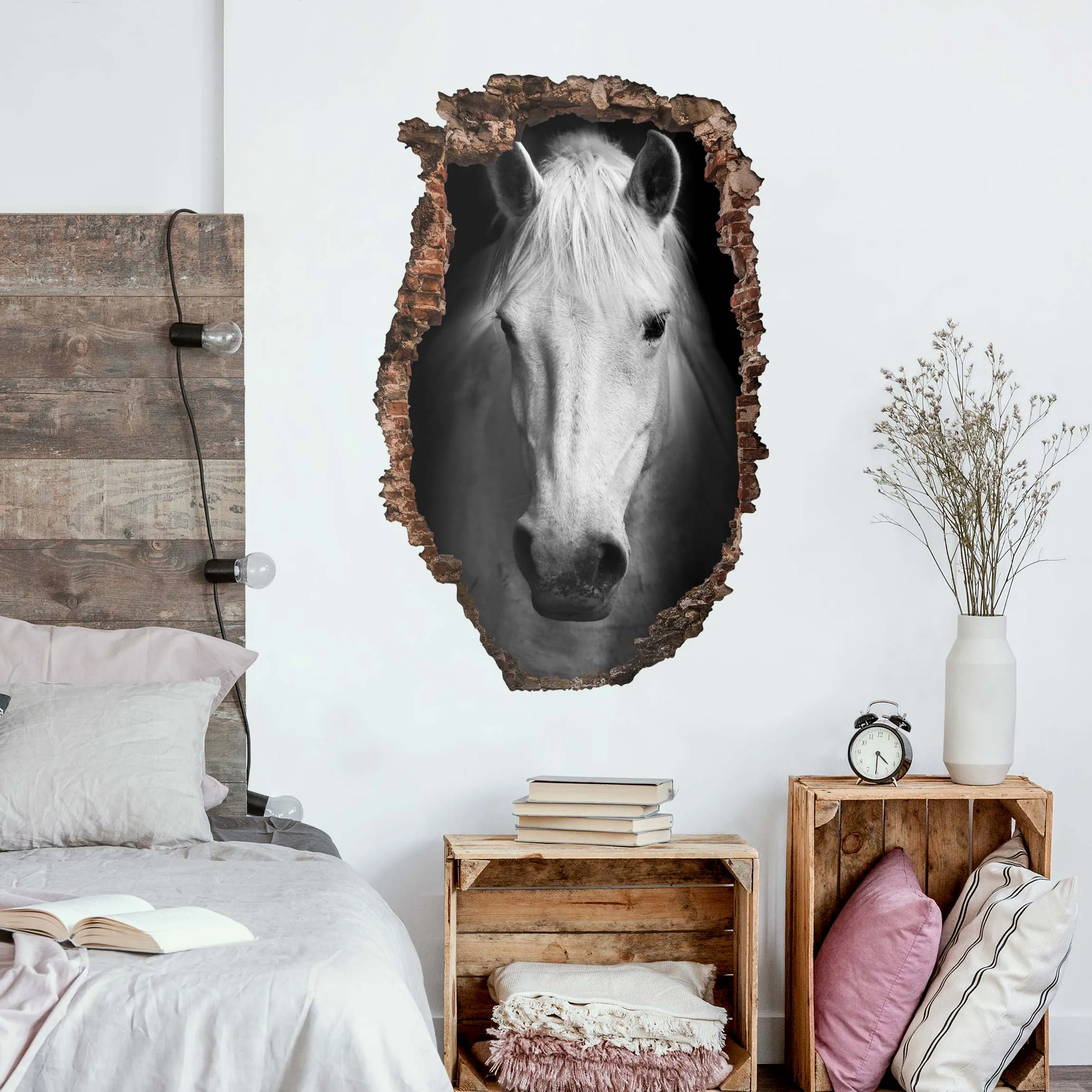 Sticker mural 3D - Rêve d'un cheval