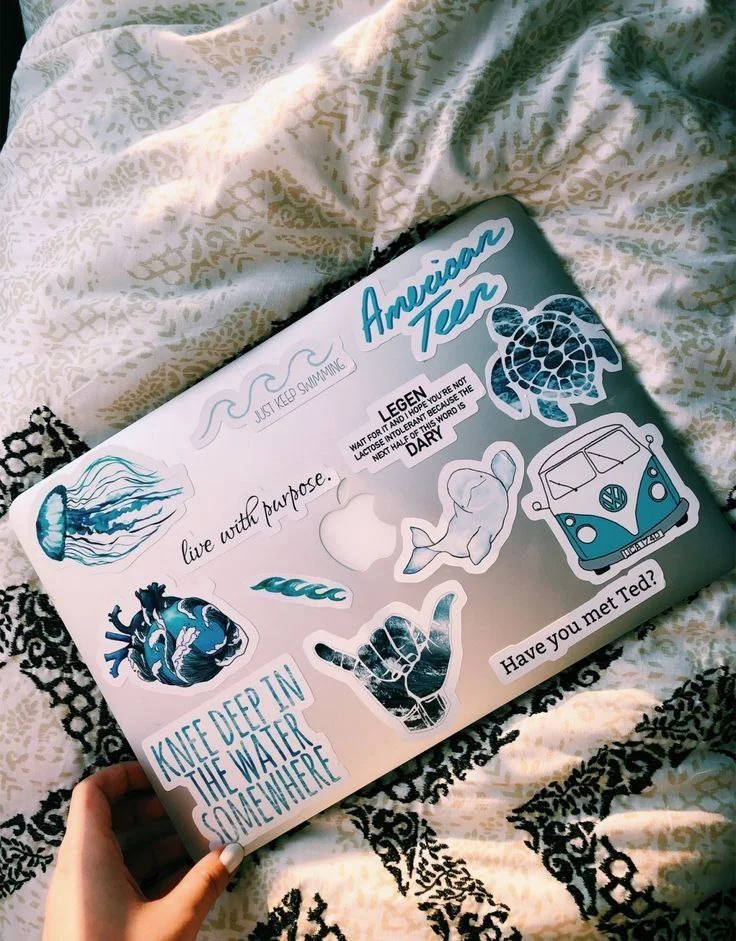 Pack Stickers - Blue Aesthetic
