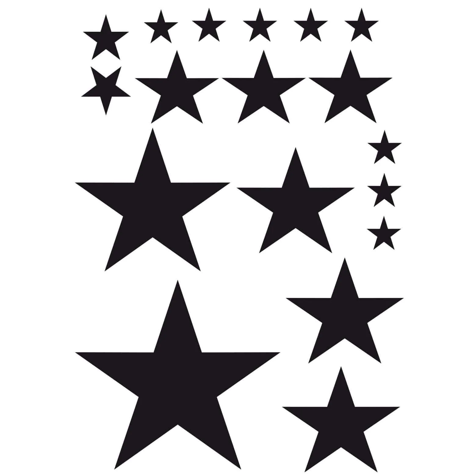 Sticker mural  - Stars Set