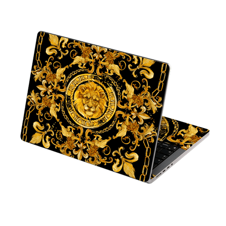 Lion Baroque Gold Skin – Bold & Luxe on Black