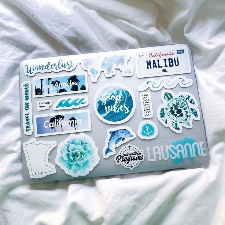 Pack Stickers - Blue Aesthetic