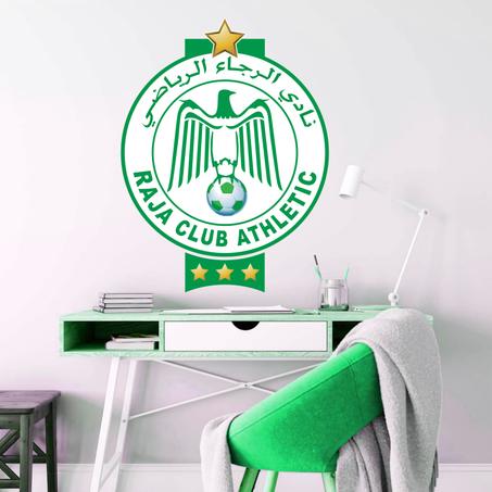 Sticker mural 3D - Raja Club Athletic Logo
