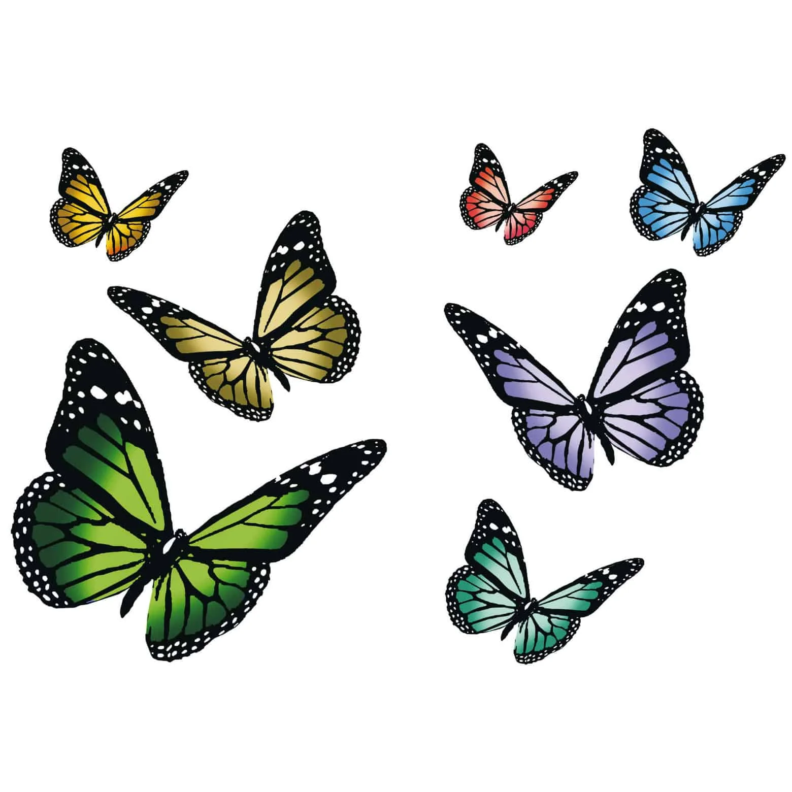 Sticker Mural- Papillons