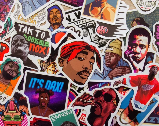 Pack Stickers - American Rappers