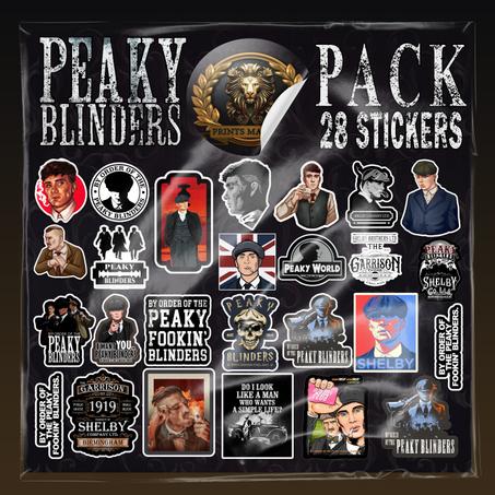 Pack Stickers - Peaky blinders