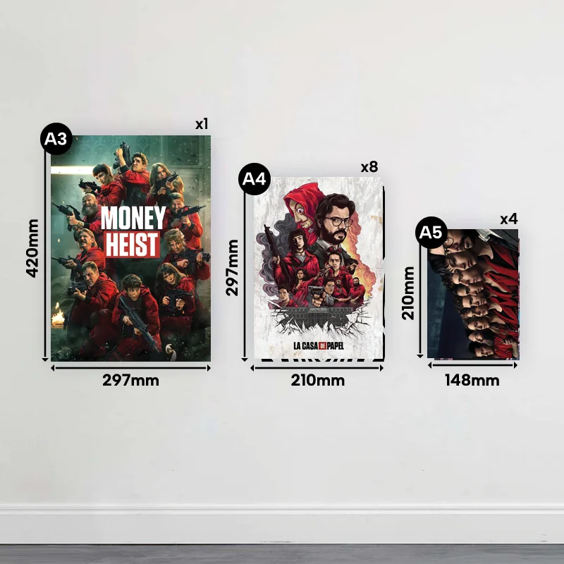 Pack posters- MONEY HEIST