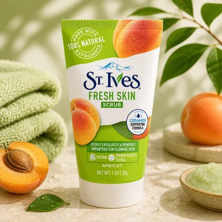 مقشر وماسك St. Ives بالمشمش
