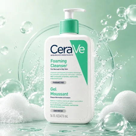 غسول Cerave البشرة الدهنية