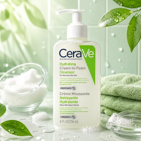 غسول Cerave البشرة العادية