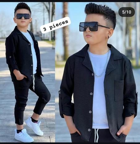 🎁طقم أولاد 3 قطع – من 2 إلى 14 سنة🎁