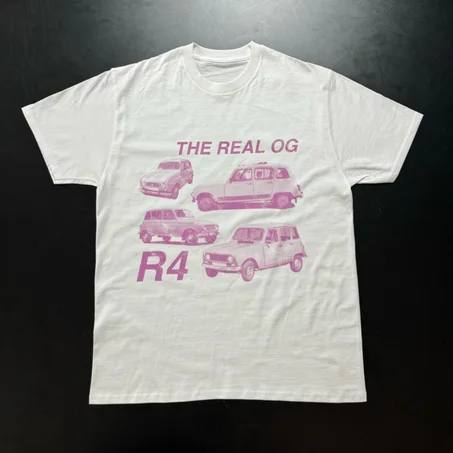 T-shirt "The Real OG R4" - 100% Coton - Blanc