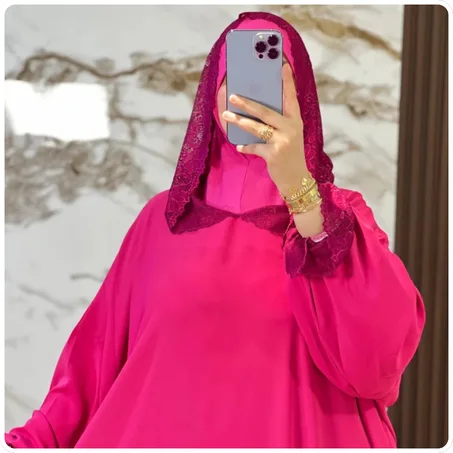 عباية للصلاة من أجود خامات الثوبالحريري البوني