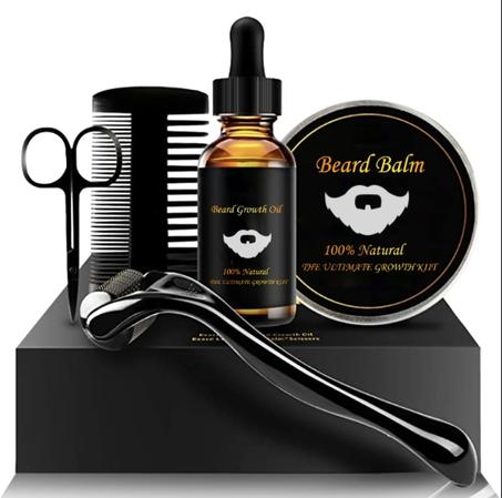 مجموعة العناية باللحية 5×1 Beard Growth Kit