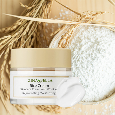 كريم الأرز  Zinabella 50 جرام للعناية بالبشرة بمستخزلص الأرز الطبيعي
