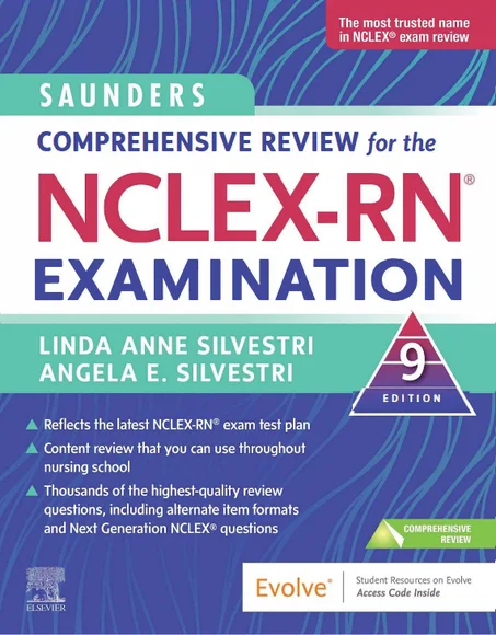 Saunders NCLEX-RN® Comprehensive Review PDF – 9th Edition Study Guide