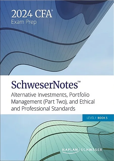 CFA 2024 Level I SchweserNotes Book 5 PDF – Alternative Investments & Ethics