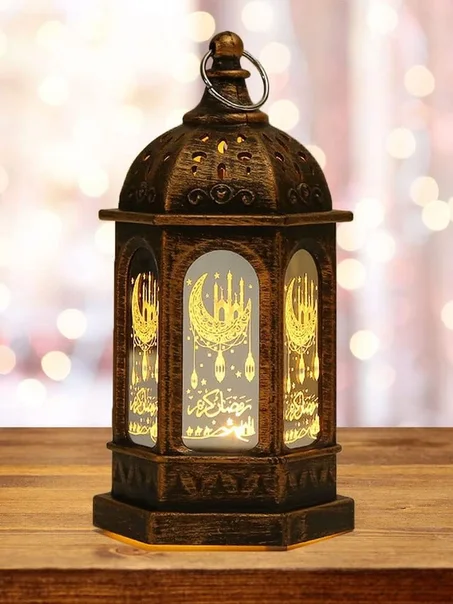 فانوس رمضان بني اللون