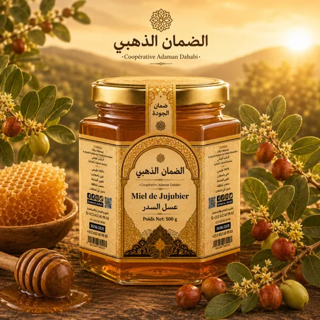 عسل السدر الملكي "الضمان الذهبي": رمز الفخامة والشفاء الطبيعي
