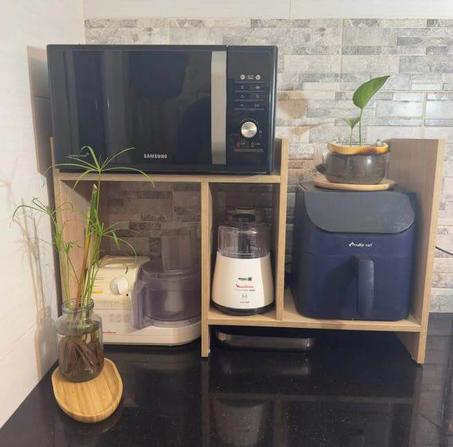 منضم أجهزة المطبخ  قابل للتمديد - خشب 100%