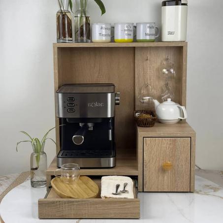 منظم قهوة - خشب 100%