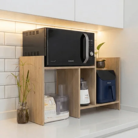 منضم أجهزة المطبخ  قابل للتمديد - خشب 100%