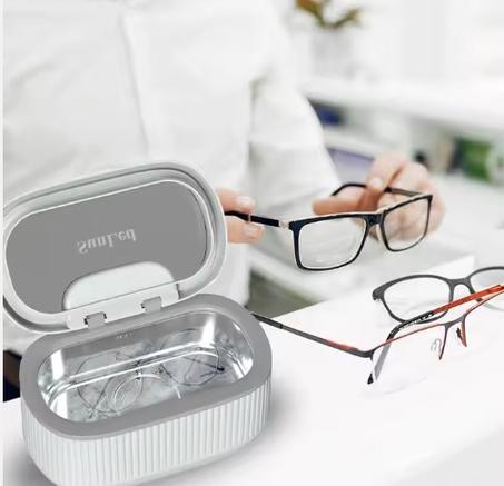 منظفات بالموجات فوق الصوتية صغيرة الحجم متعددة الوظائف 550 مل للمجوهرات والنظارات والساعات والخواتم والقلادات وأطقم الأسنان