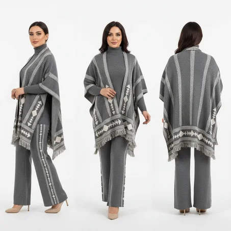 انسومبل يتكون من سروال وبودي وكاب