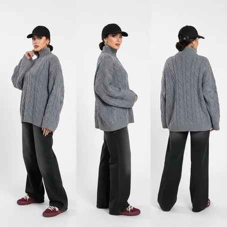 تريكو ضفرة صوف ممتاز