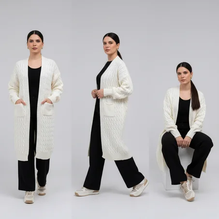 كاب ضفرة من الصوف الممتاز-CHAMA