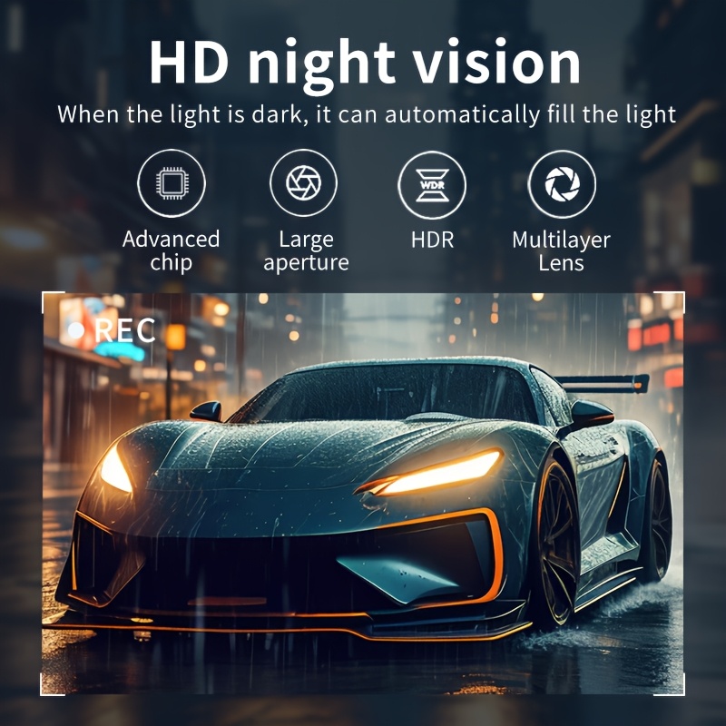 Caméra de Tableau de Bord 1080P