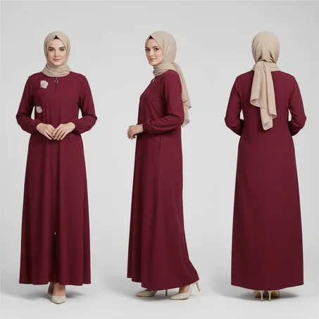 كسوة طويلة بسلسلة  فخامة