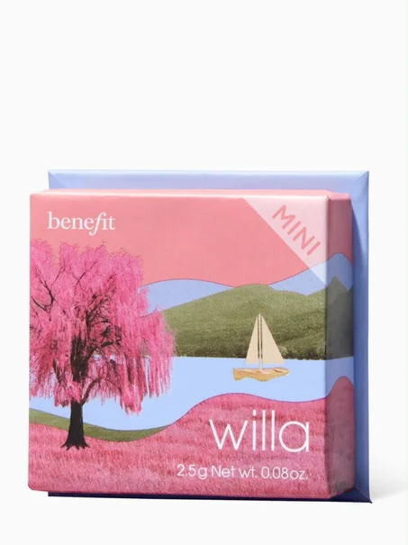 Benefit Willa Soft Neutral-Rose Blush Powder Mini 2.5 g