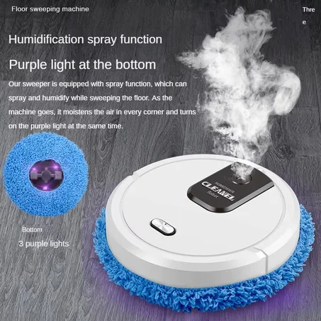 Robot Humidification Vacuum Cleane (White)