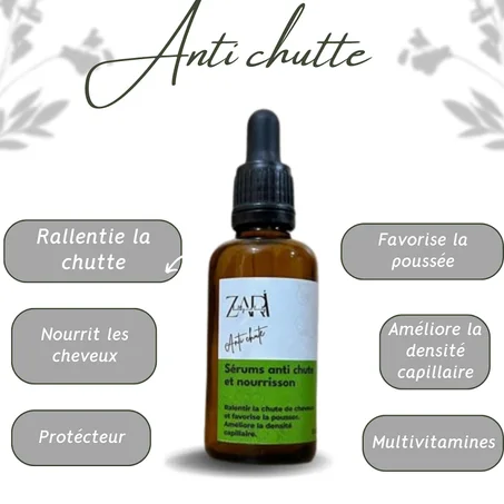 ZARI sérum cheveux .anti chute et nourrissant