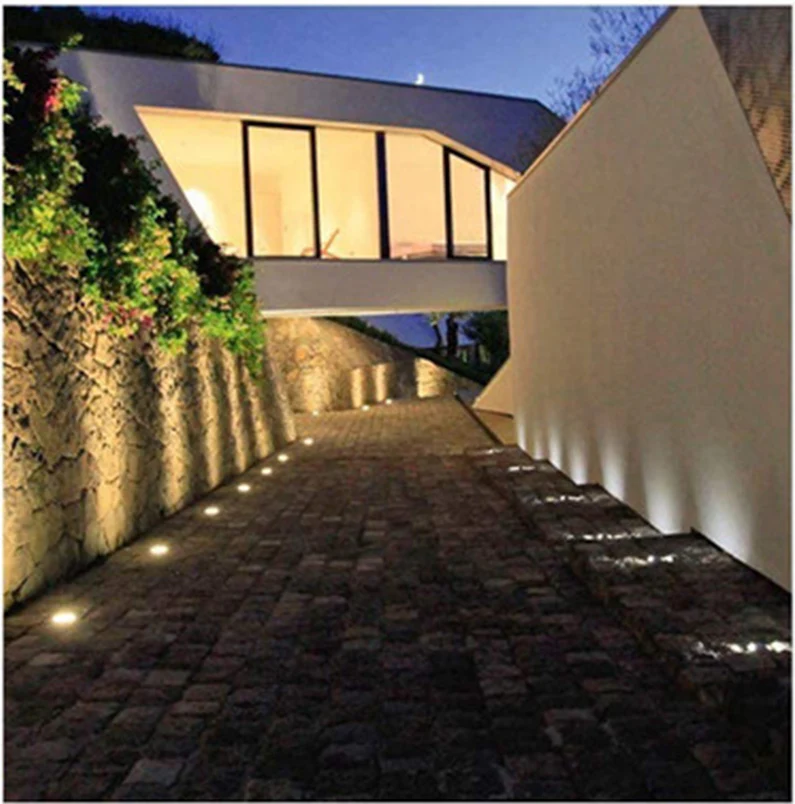 Luces solares para jardín, 2 unidades, 8 ledes