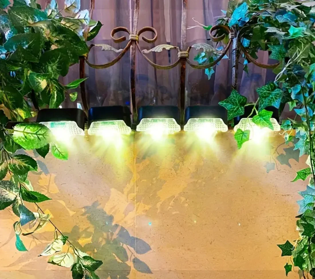 Pack de 2 luces solares para escaleras