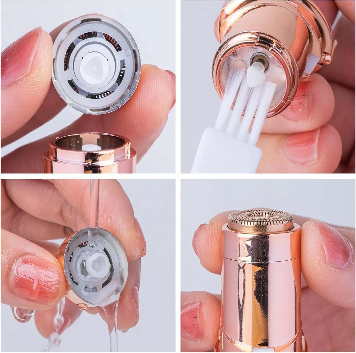 Depilación facial para mujeres: removedor de pelo portátil y recargable