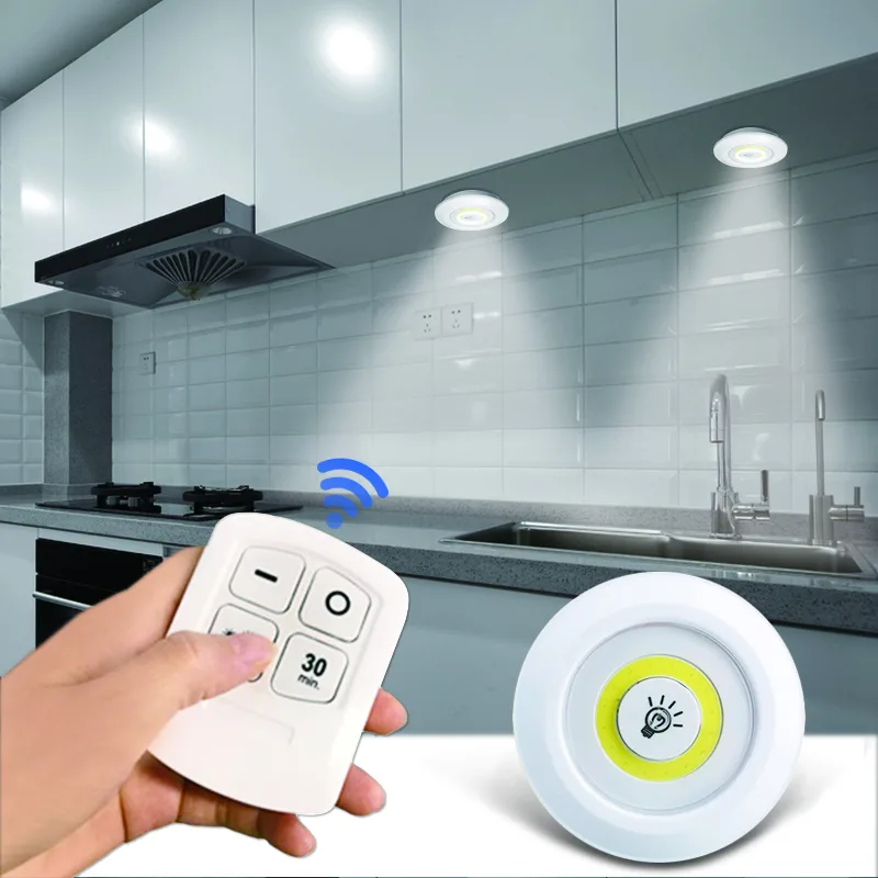 Luz LED Inalámbrica 3W con Control Remoto