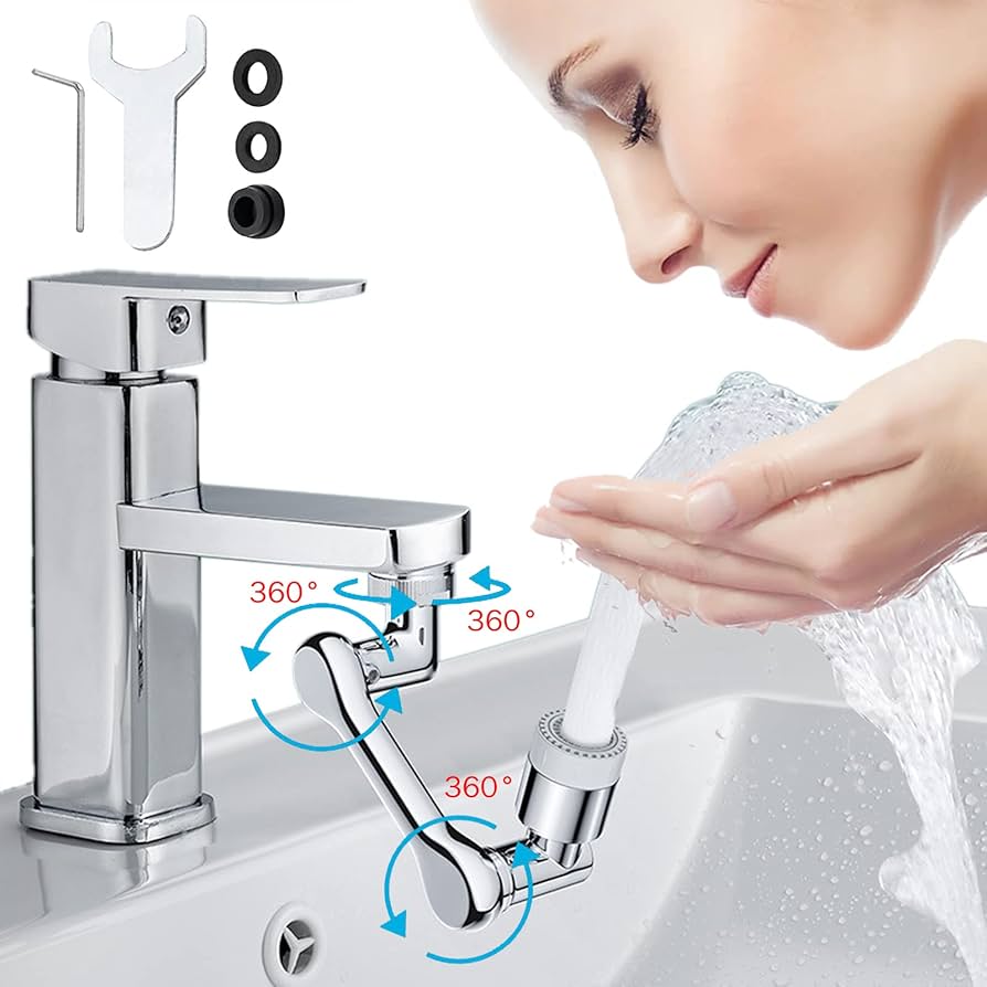 Extensor de Grifo Giratorio 1080° para Fregaderos: Practicidad y Eficiencia en el Hogar