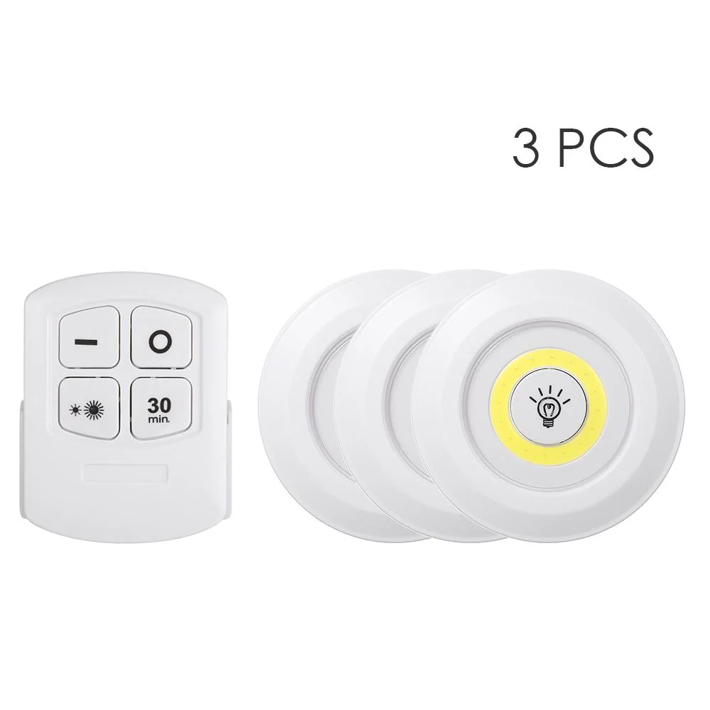 Luz LED Inalámbrica 3W con Control Remoto