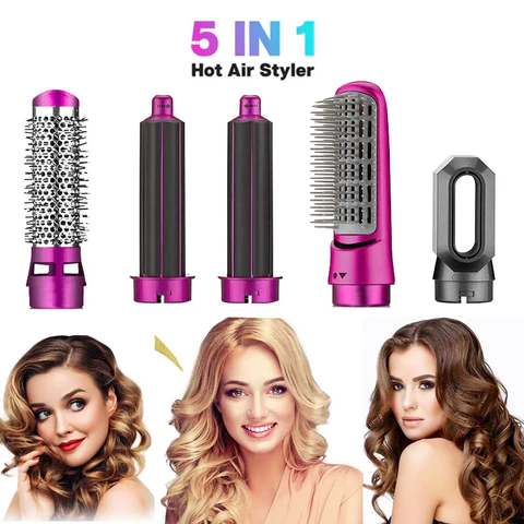 5 en 1 Secador de Pelo Eléctrico Automático