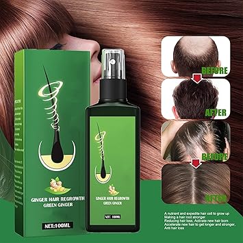 Spray de Jengibre para el Cabello: Nutrición y Crecimiento Natural