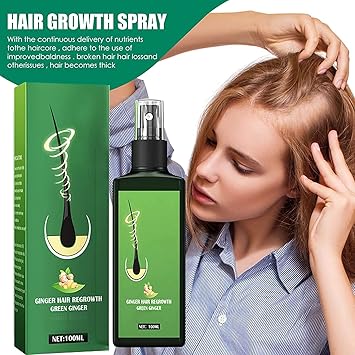 Spray de Jengibre para el Cabello: Nutrición y Crecimiento Natural