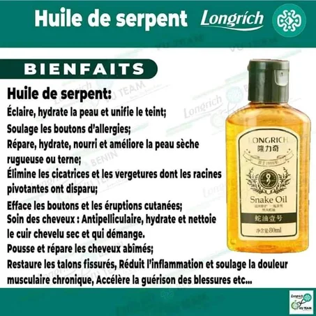 HUILE DE SERPENT