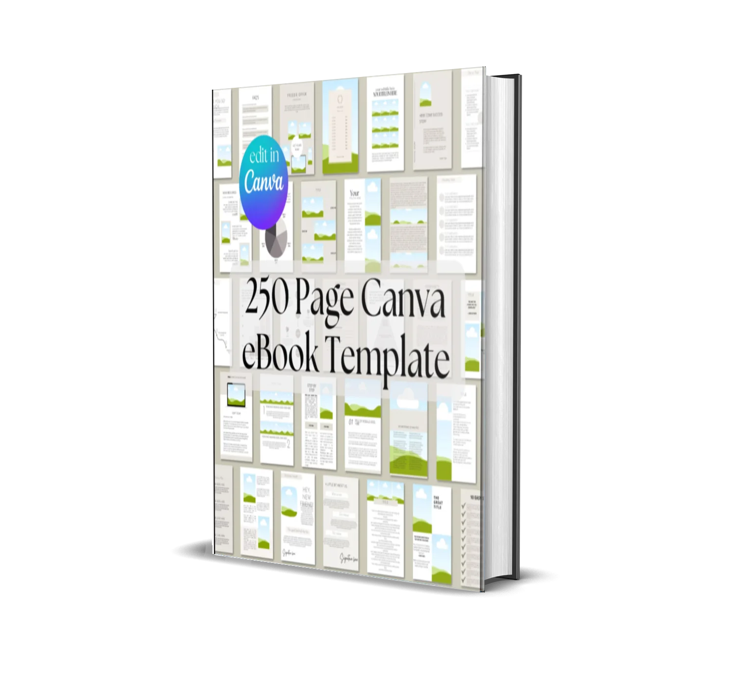 Canva eBook Template, Course WorkBook Template