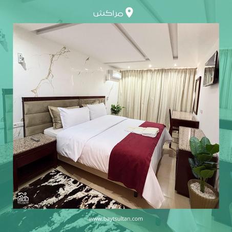 شقة فاخرة للإيجار اليومي في مراكش – إقامة "ريتا" قرب بلازا مادام