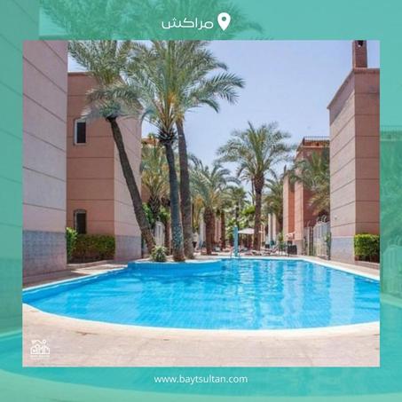 استمتع بإقامة مريحة في قلب مراكش – 3 غرف و مسبح