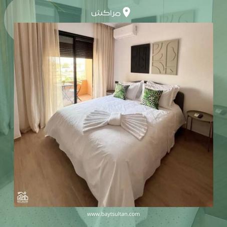 شقة فاخرة للإيجار اليومي في قلب مراكش – إقامة نور 5، شارع الحسن الثاني – جيليز